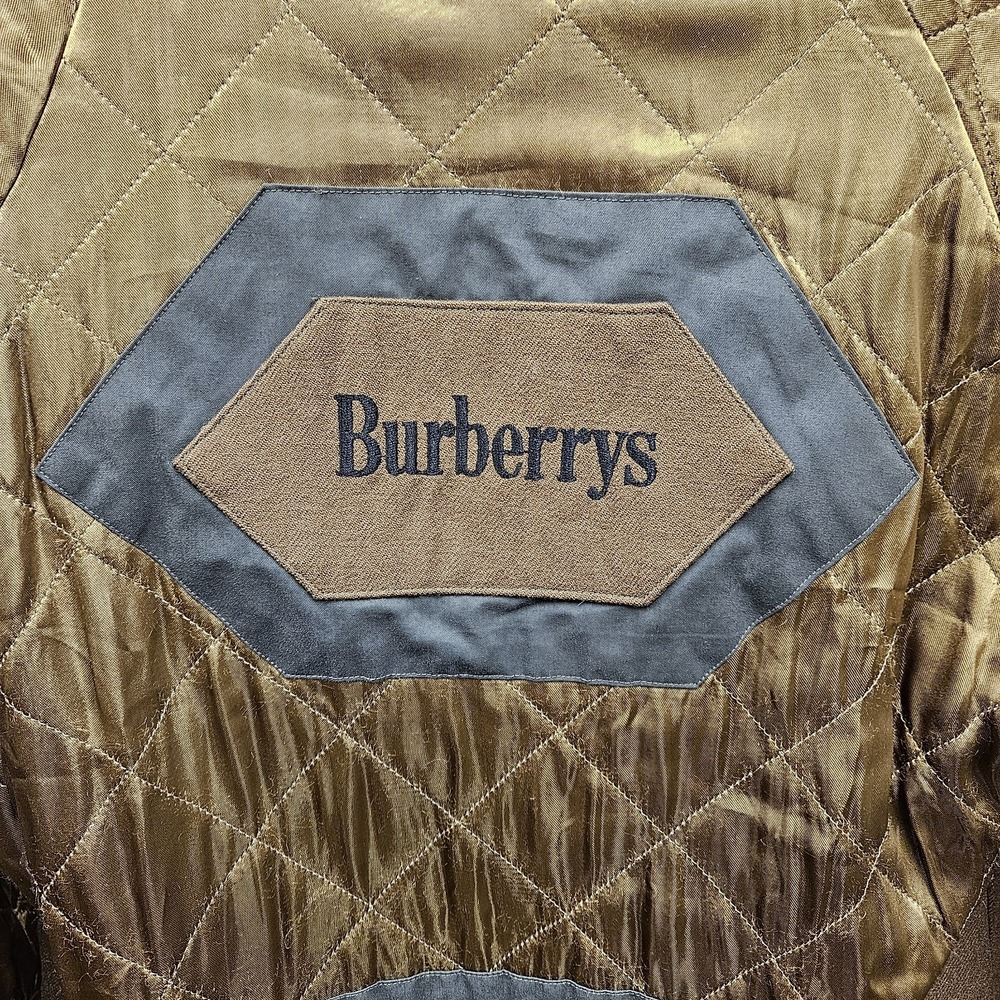 Burberrys' of London Vintage NWT‎ Quilted Wool Olive/Army Green Otterham Jacket - Picture 6 of 13